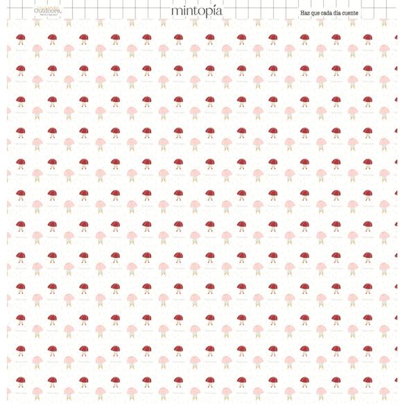 Stack 24 single-sided papers 12"x12" Outdoors by Pili Sallent