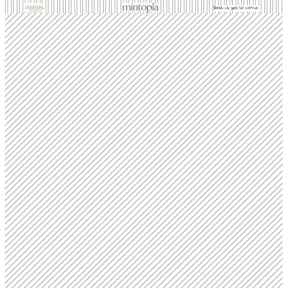 Stack 24 papeles a una cara 12"x12" Outdoors by Pili Sallent