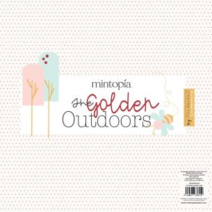 Stack 15 papeles básicos con foil 12x12" Outdoors by Pili Sallent