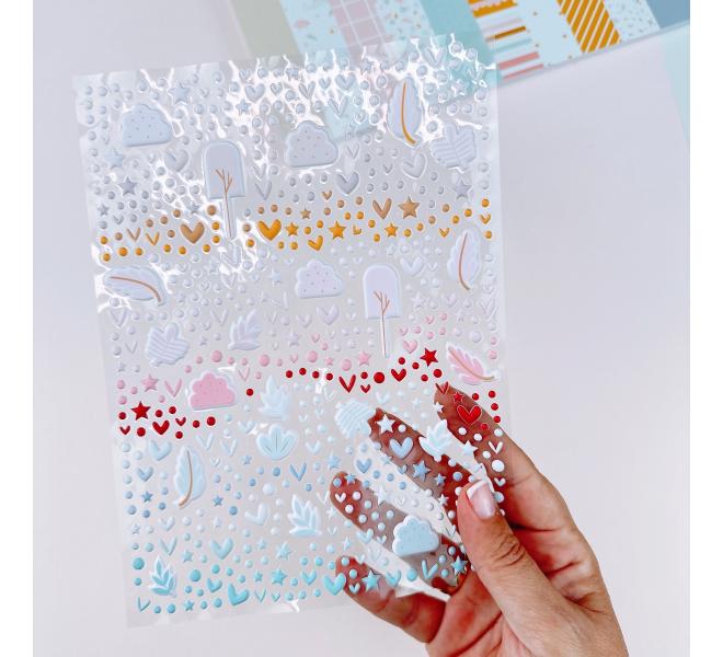 Basic Puffy Outdoors Stickers by Pili Sallent