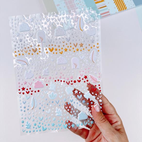 Basic Puffy Outdoors Stickers by Pili Sallent