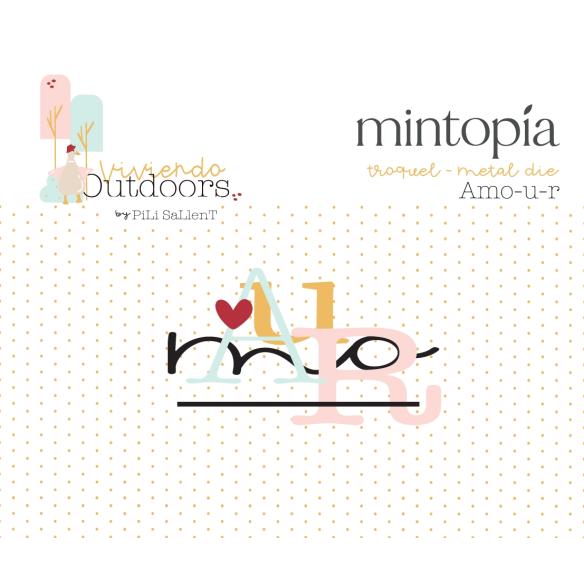 "Love-Amour" Outdoors Die by Pili Sallent