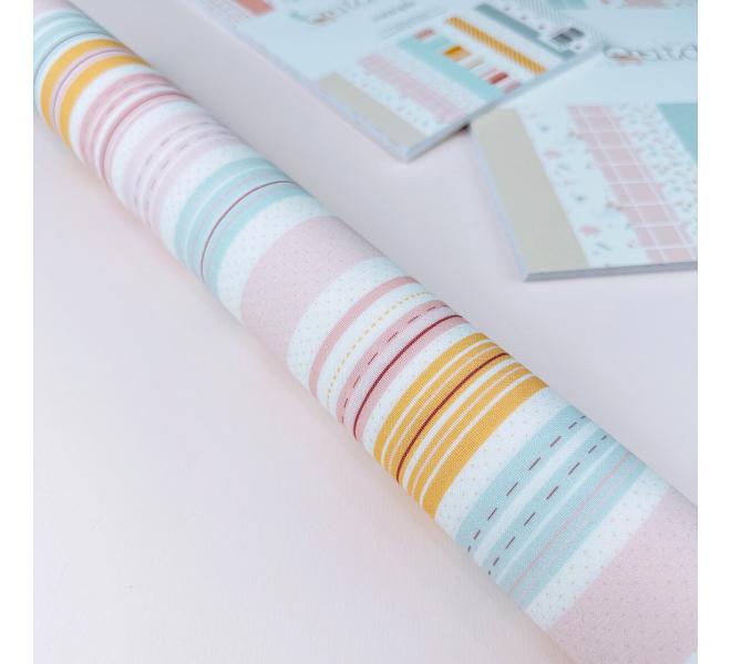 Outdoor 35x50 cm Binding Fabric Model 2 horizontal lines