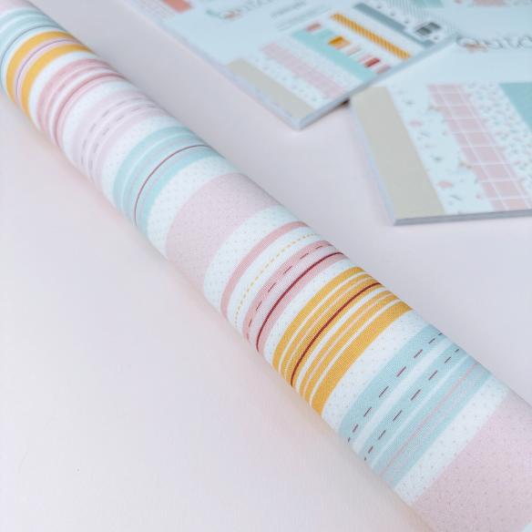 Outdoor 35x50 cm Binding Fabric Model 2 horizontal lines