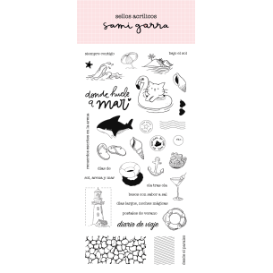 Stamp summer postcards