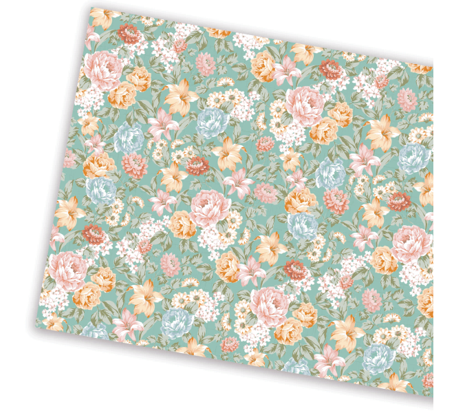 Fabric Paper Flowers - Sunny House