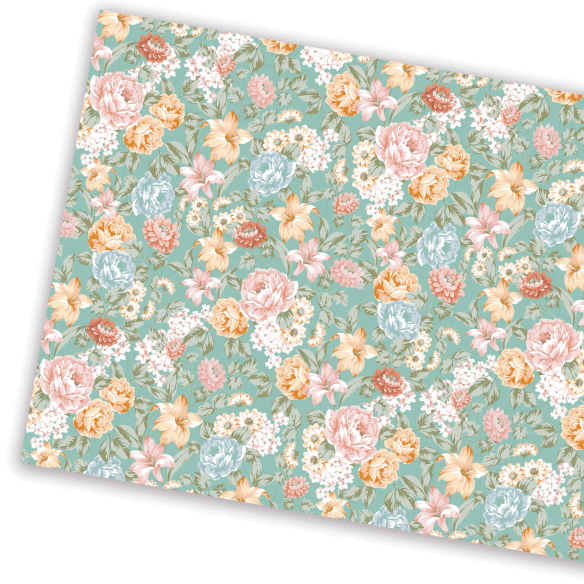 Fabric Paper Flowers - Sunny House