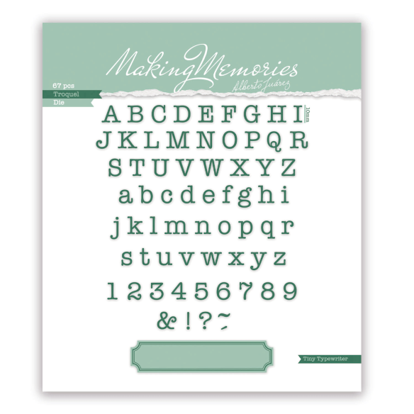 Tiny Typewriter Die - Sunny House