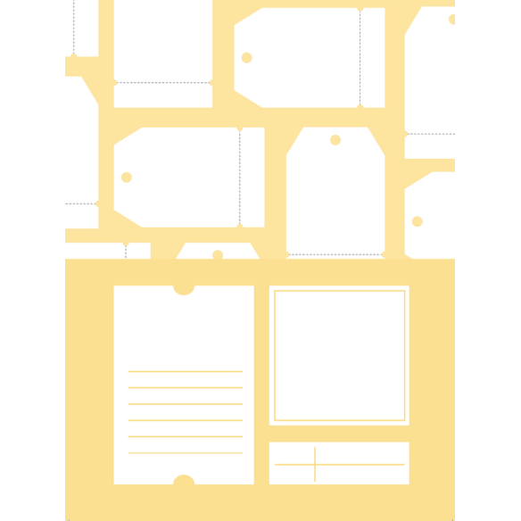 Bloc 15x20 papeles + tarjetas