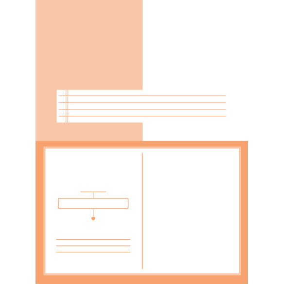 Bloc 15x20 papeles + tarjetas