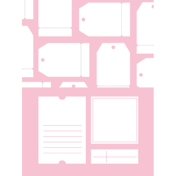 Bloc 15x20 papeles + tarjetas