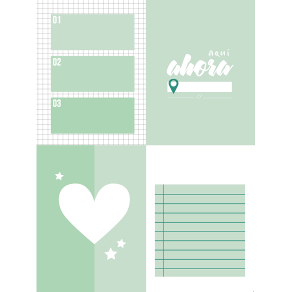 Bloc 15x20 papeles + tarjetas