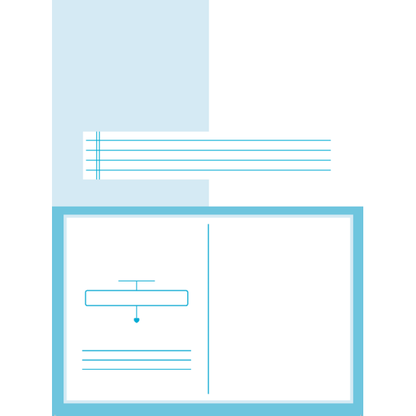 Bloc 15x20 papeles + tarjetas