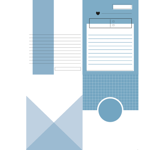 Bloc 15x20 papeles + tarjetas