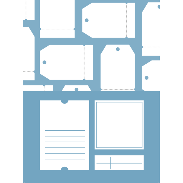 Bloc 15x20 papeles + tarjetas