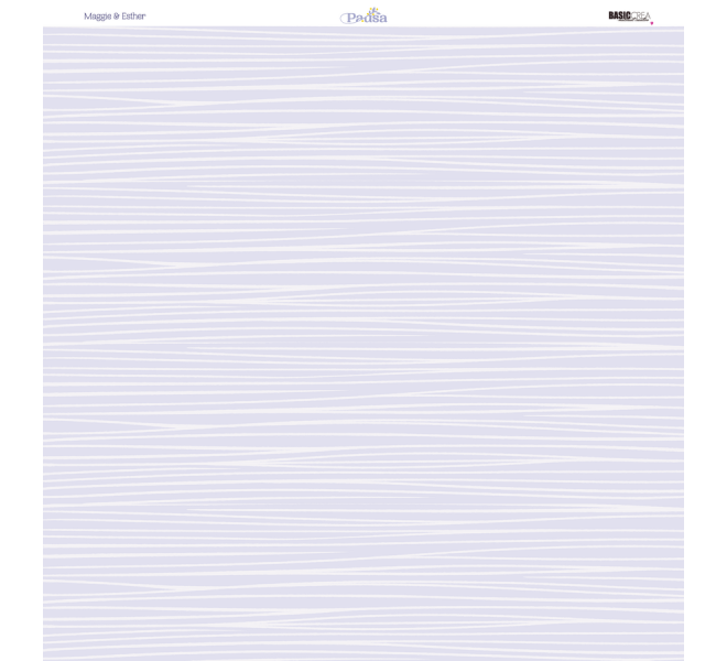 12X12" paper pad with 13 sheets - PAUSE