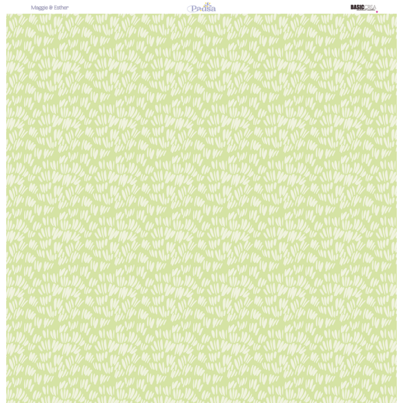 12X12" paper pad with 13 sheets - PAUSE