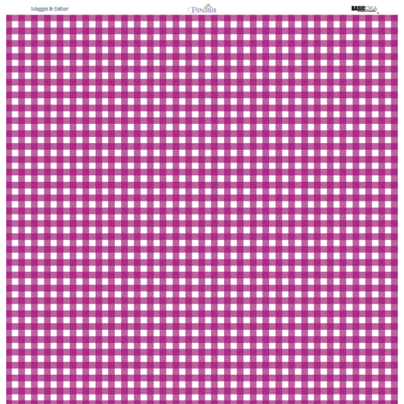 12X12" paper pad with 13 sheets - PAUSE