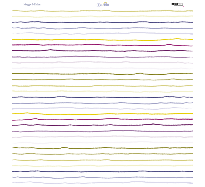 12X12" paper pad with 13 sheets - PAUSE