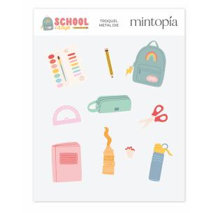 School Days Mintopia Illustration Die