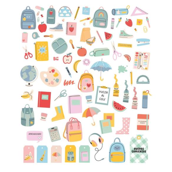 Die cuts School Days Mintopía
