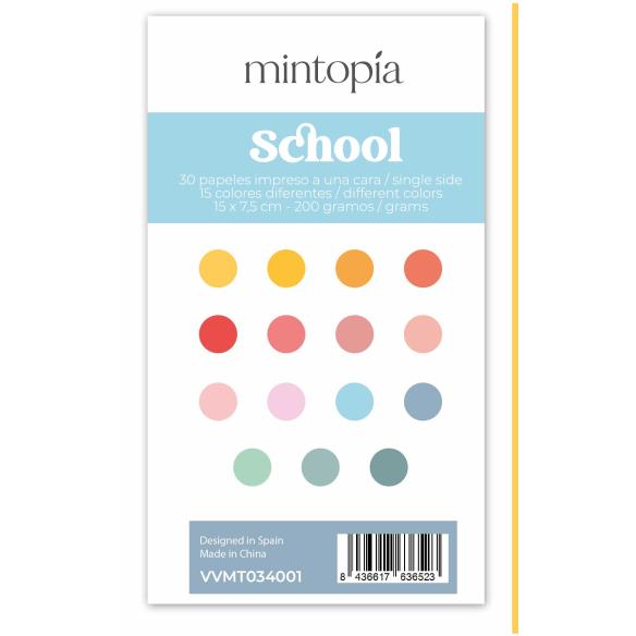 Mini paper pad for Mini Evolution School Days Mintopia