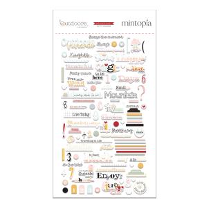 Puffy Word Stickers Outdoors English