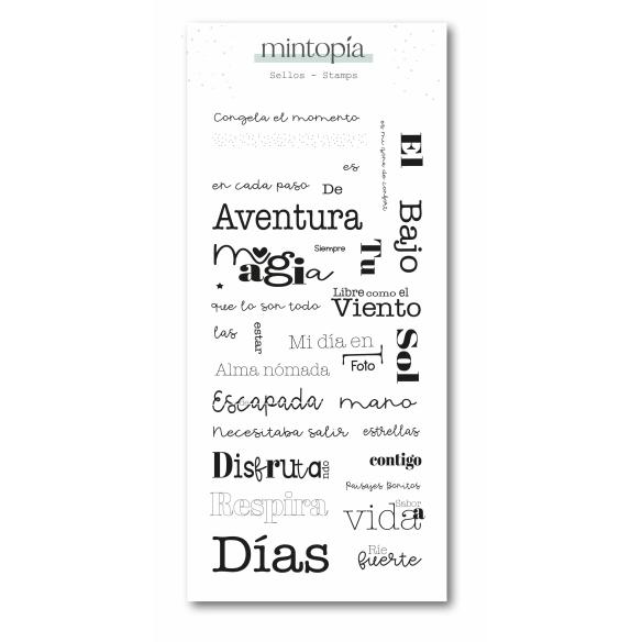 Sello frases Inglés Viviendo Outdoors