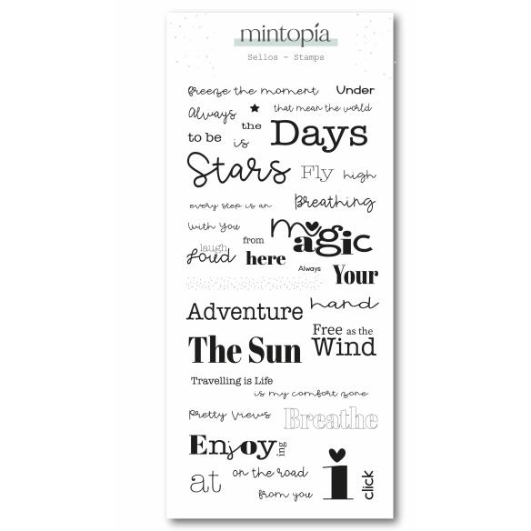 Stamp Spanish Phrases Living Outdoors