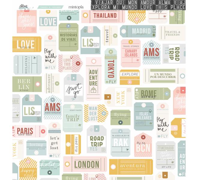 Stack 12"x12" A volar - Travel Stories Mintopía