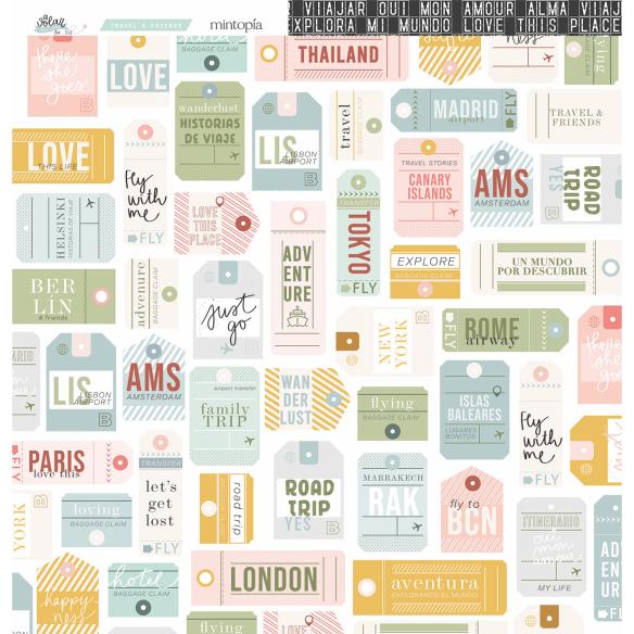 Stack 12"x12" A volar - Travel Stories Mintopía