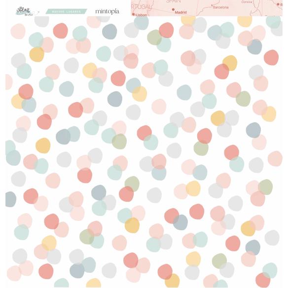 Stack 12"x12" Flying - Travel Stories Mintopia