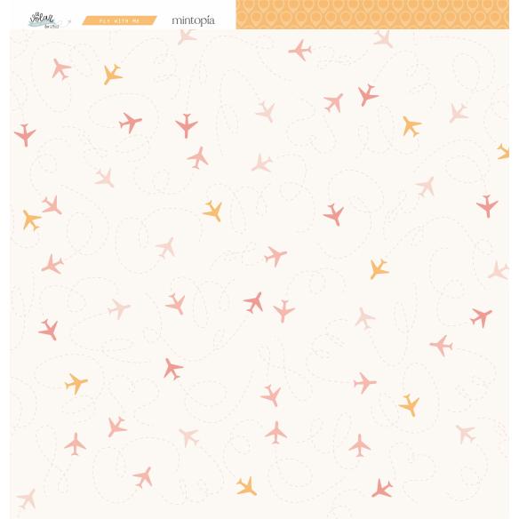 Stack 12"x12" Flying - Travel Stories Mintopia