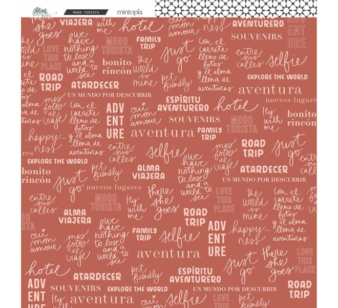 Stack 12"x12" Flying - Travel Stories Mintopia