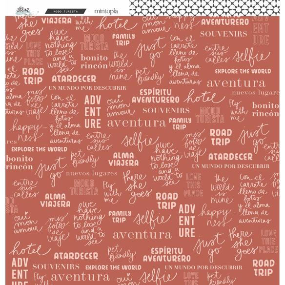 Stack 12"x12" Flying - Travel Stories Mintopia