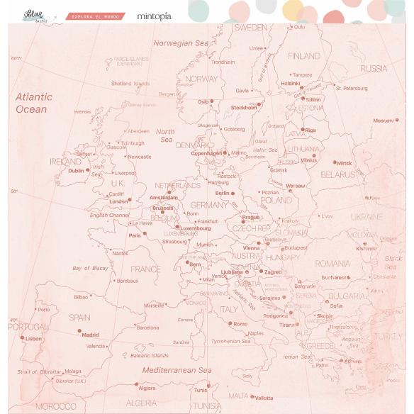 Stack 12"x12" Flying - Travel Stories Mintopia