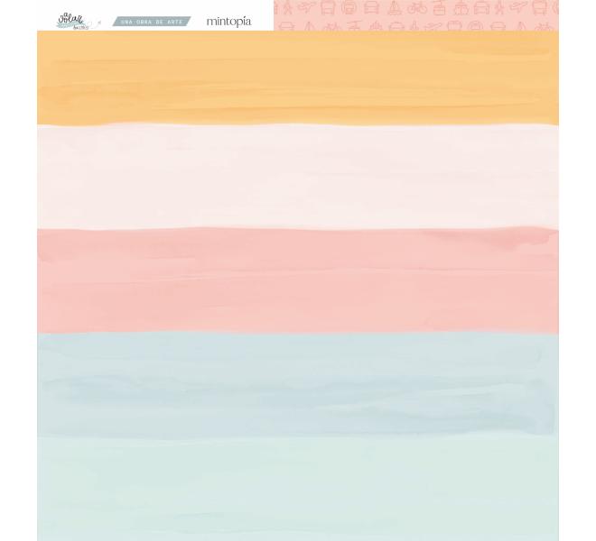 Stack 12"x12" Flying - Travel Stories Mintopia