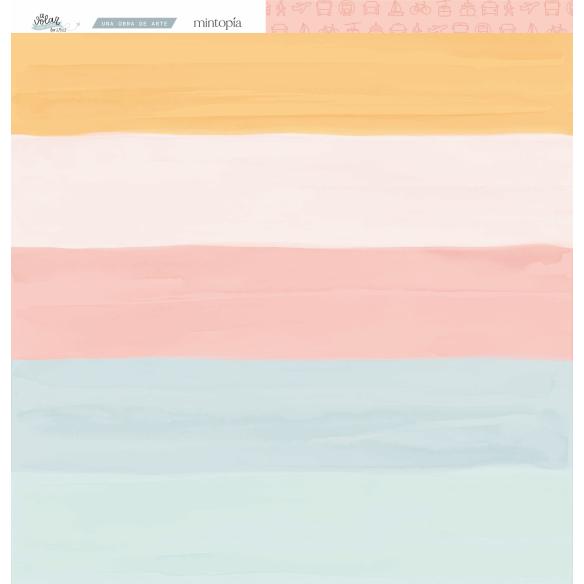 Stack 12"x12" Flying - Travel Stories Mintopia