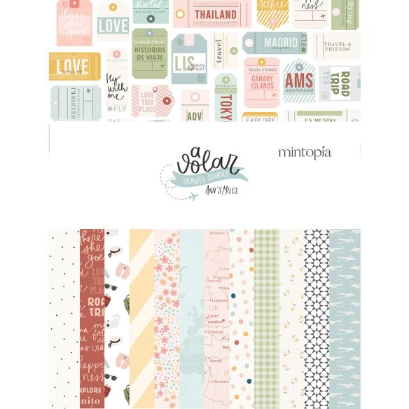 Pad 6"x8" A volar - Travel Stories Mintopía
