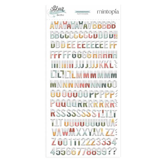 Puffy Alphabet To Fly - Travel Stories Mintopia