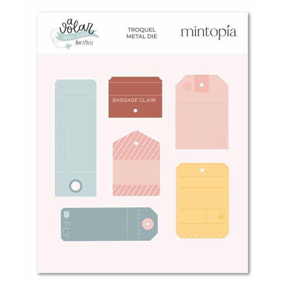 Die Cut Labels To Fly - Travel Stories Mintopia