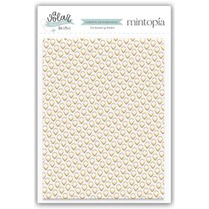 Carpetas de embossing 6"x8" Geotags A volar - Travel Stories Mintopía