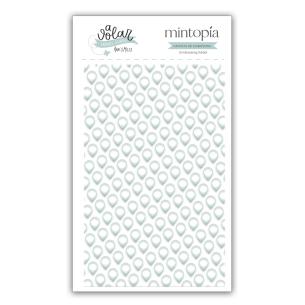 3"x5" Embossing Folders Geotags A Volar - Travel Stories Mintopia