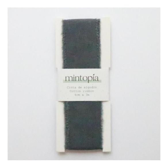 Mintopia cotton tape 4 cm x 3 m Marine