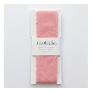 Mintopia cotton ribbon 4 cm x 3 m Ballerina Pink