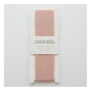 Cinta de algodón Mintopía 4 cm x 3 m Pale Pink