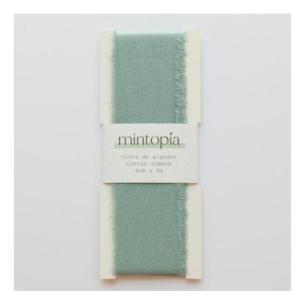 Mintopia cotton ribbon 4 cm x 3 m Nevada Sky