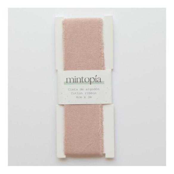 Mintopia cotton tape 4 cm x 3 m Nude