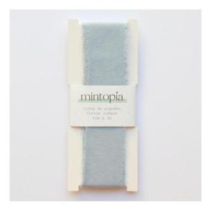 Mintopia cotton tape 4 cm x 3 m Fog Blue