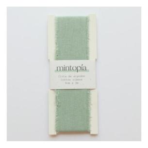 Mintopia cotton tape 4 cm x 3 m Moss